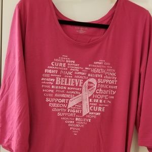 NEW,CATHERINES BREAST CANCER AWARENESS TEE.